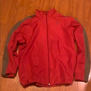 Nike Men’s Windbreaker Jacket Red/Grey 2XL